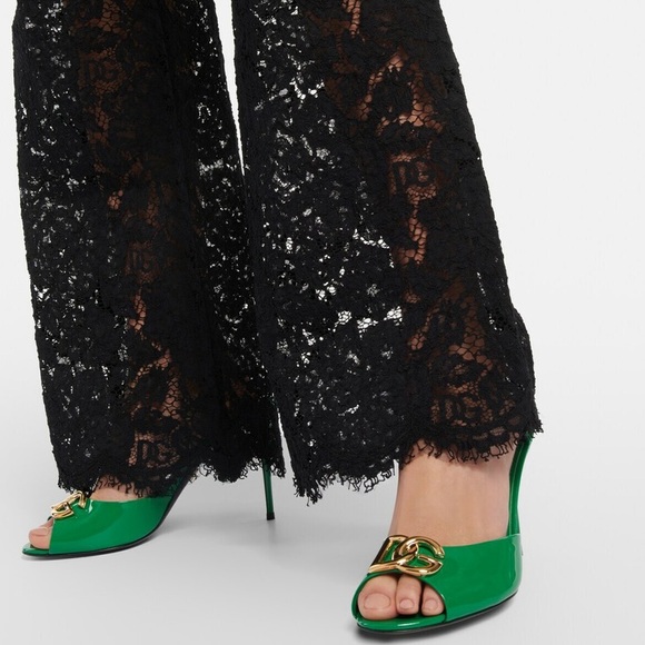 Dolce&Gabbana - DG patent leather mules 37.5 - Picture 3 of 10